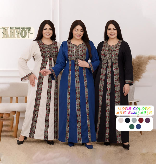 Bohemian women Cotton Kaftan Abaya Dress Boho Summer Dress With Belt Modest gatherings Abayas Women's Outfit, Gifts for her Ramadan Eid